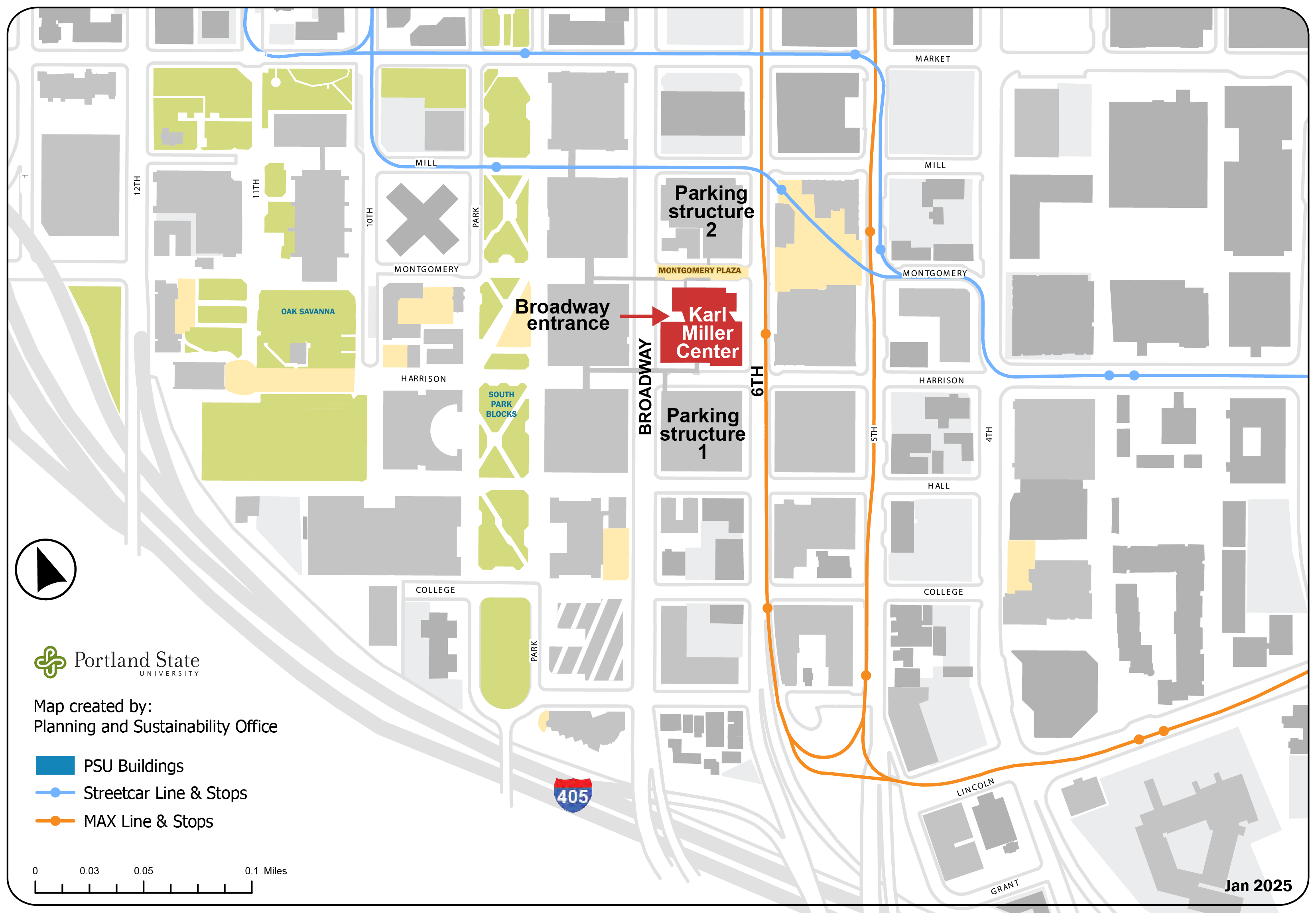 Karl Miller Center (KMC) map